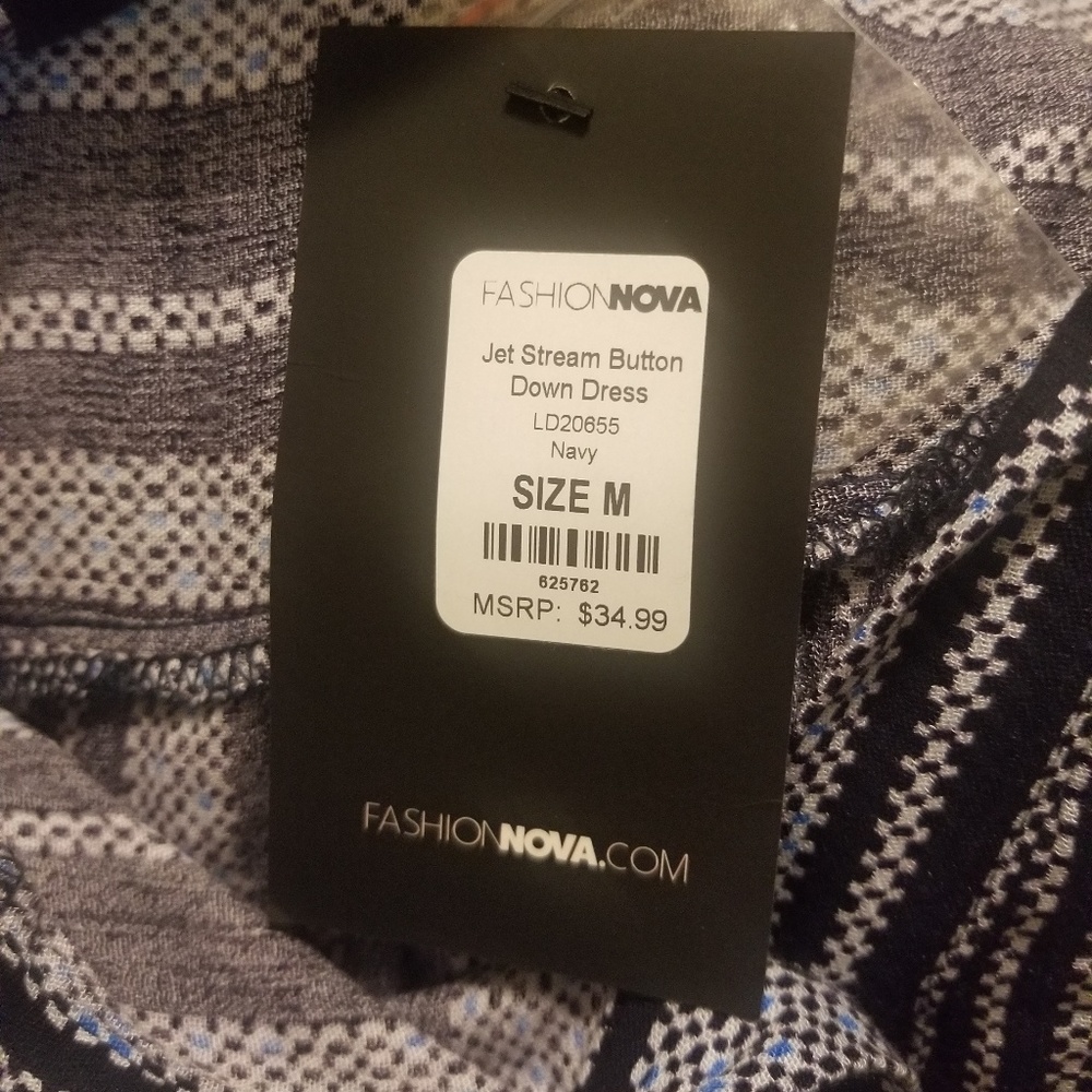 Jet Stream Button Down Dress - Picture 4 of 4